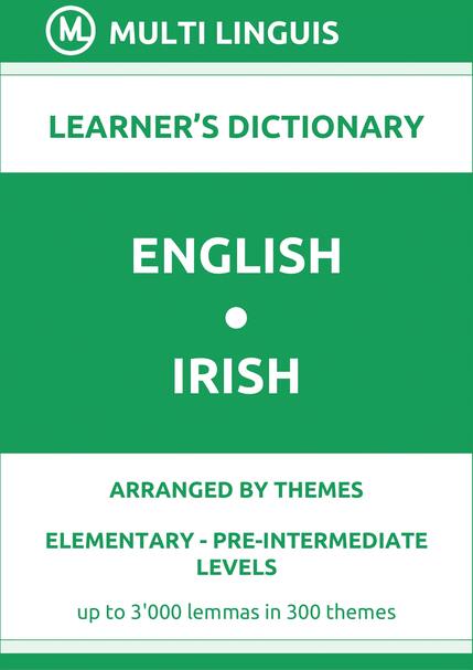 English-Irish (Theme-Arranged Learners Dictionary, Levels A1-A2) - Please scroll the page down!
